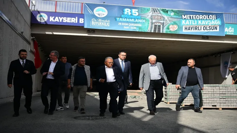 Kayseri Büyükşehir'den katlı kavşak tanıtımı