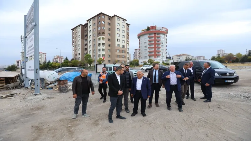 Memduh Büyükkılıç'tan Gökkent'teki okul inşaatına sıkı takip