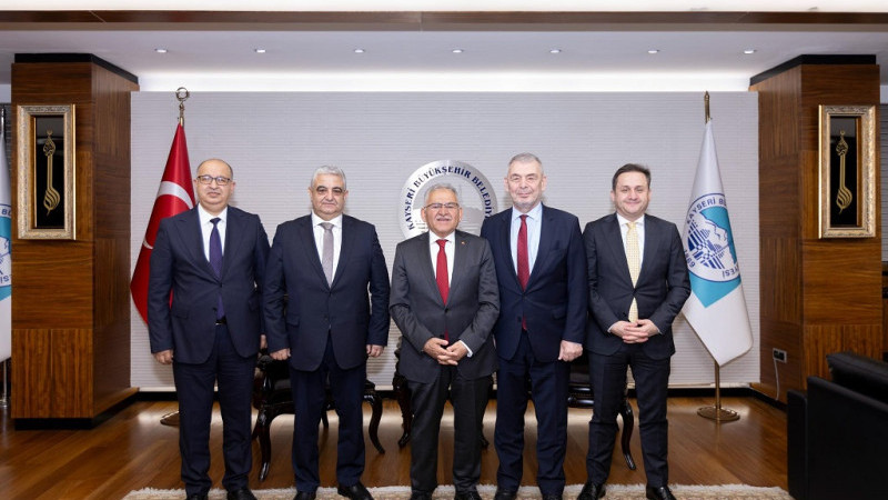 BAŞKAN BÜYÜKKILIÇ’A ERCİYES ANADOLU HOLDİNG HEYETİNDEN ZİYARET