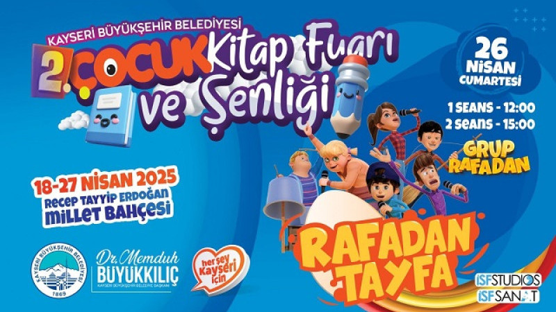 BÜYÜKŞEHİR’İN 2’NCİ ÇOCUK KİTAP FUARI VE ŞENLİĞİ BAŞLIYOR