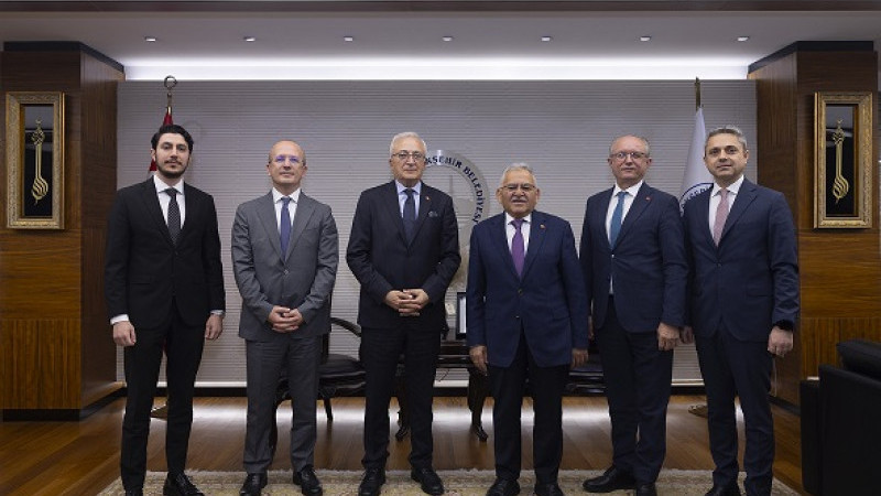 AKSA DOĞALGAZ YÖNETİCİLERİNDEN BAŞKAN BÜYÜKKILIÇ’A ZİYARET