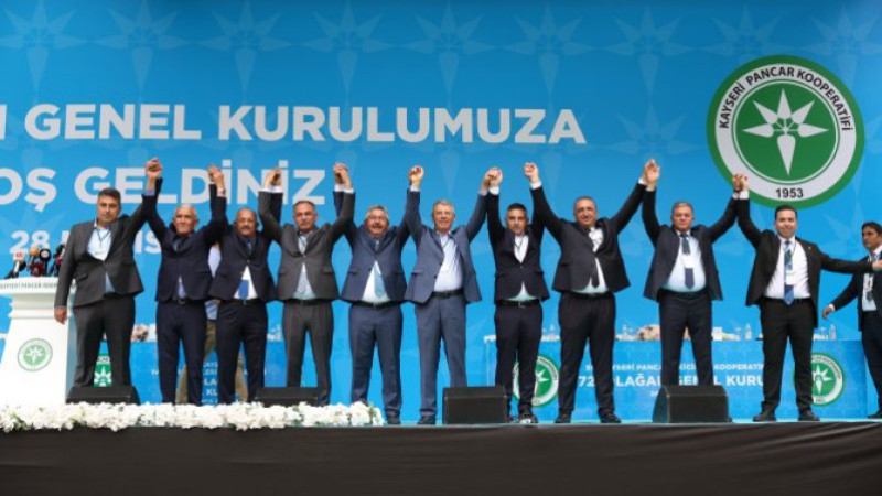 Kayseri Pancar Ekicileri Kooperatifi’nin 72. Olağan Genel Hüseyin Akay Güven Tazeledi!