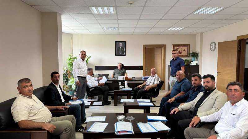 Kayseri Pancar Ekicileri Kooperatifi Yönetimi Toplandı