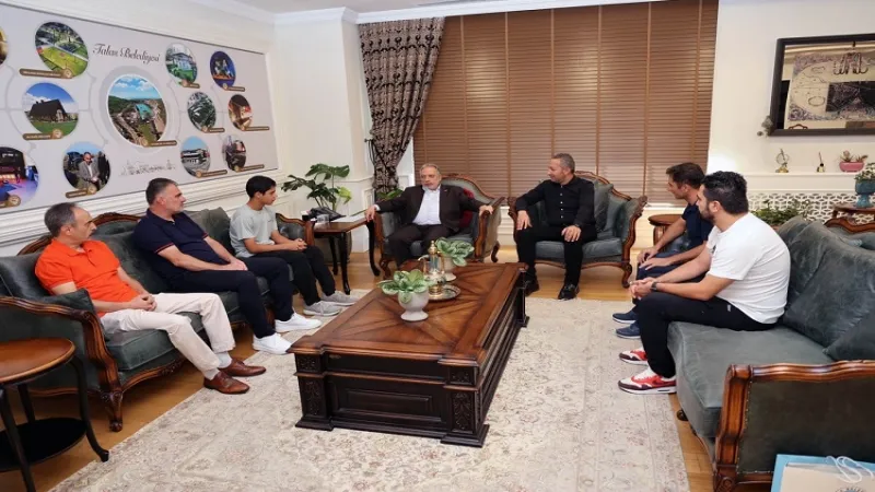 Mustafa Çiğdem'den Başkan Yalçın'a ziyaret