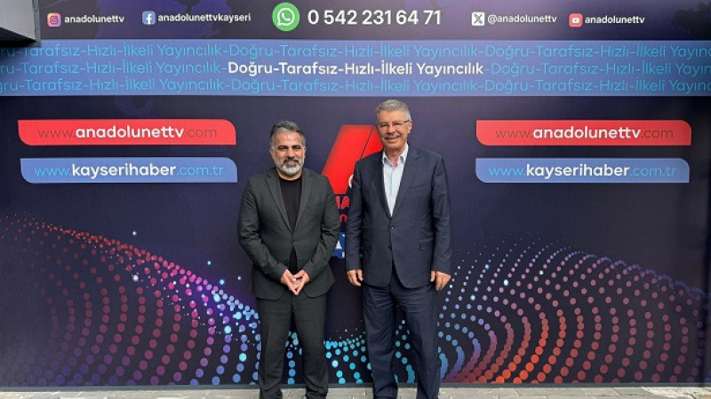 KAYSERİ PANCAR EKİCİLERİ KOOPERATİFİ YÖNETİM KURULU BAŞKANI HÜSEYİN AKAY,NET TV ZİYARET ETTİ
