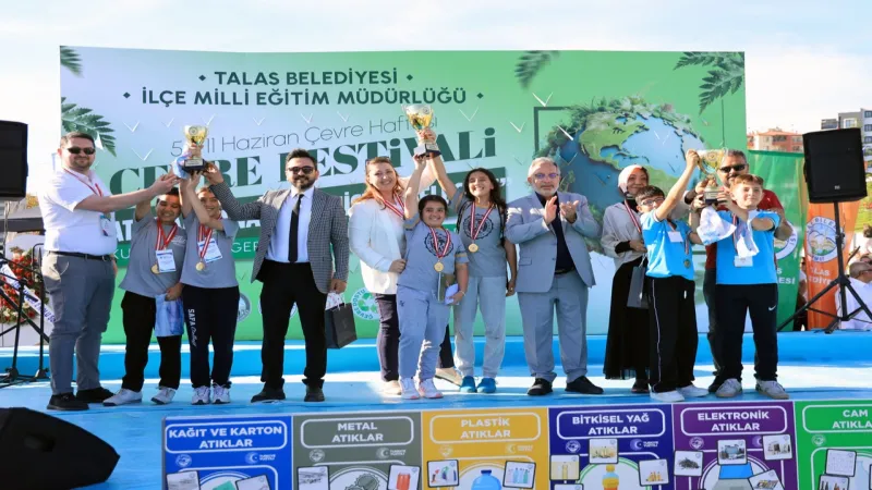 Kayseri Talas'ta çevre bilinci sanatla buluştu
