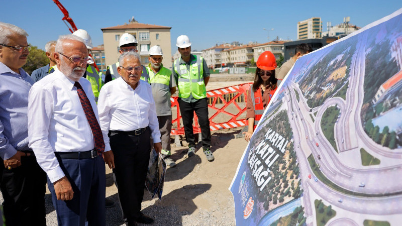 BAŞKAN BÜYÜKKILIÇ VE AK PARTİ GENEL BAŞKAN VEKİLİ ELİTAŞ’TAN KARTAL KAVŞAĞI’NDA İNCELEME